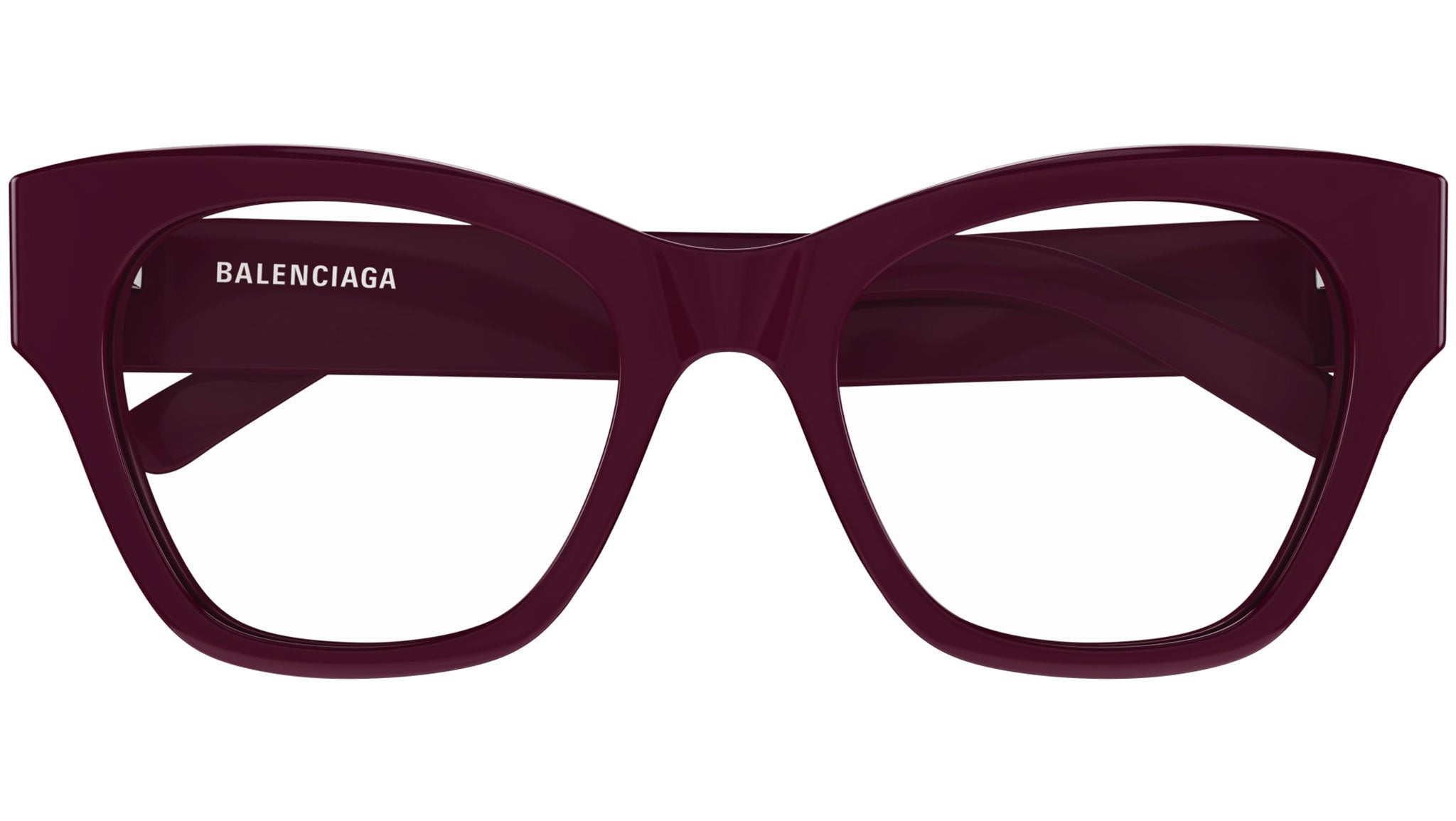 Occhiali da vista BALENCIAGA BB0263O Shiny solid burgundy