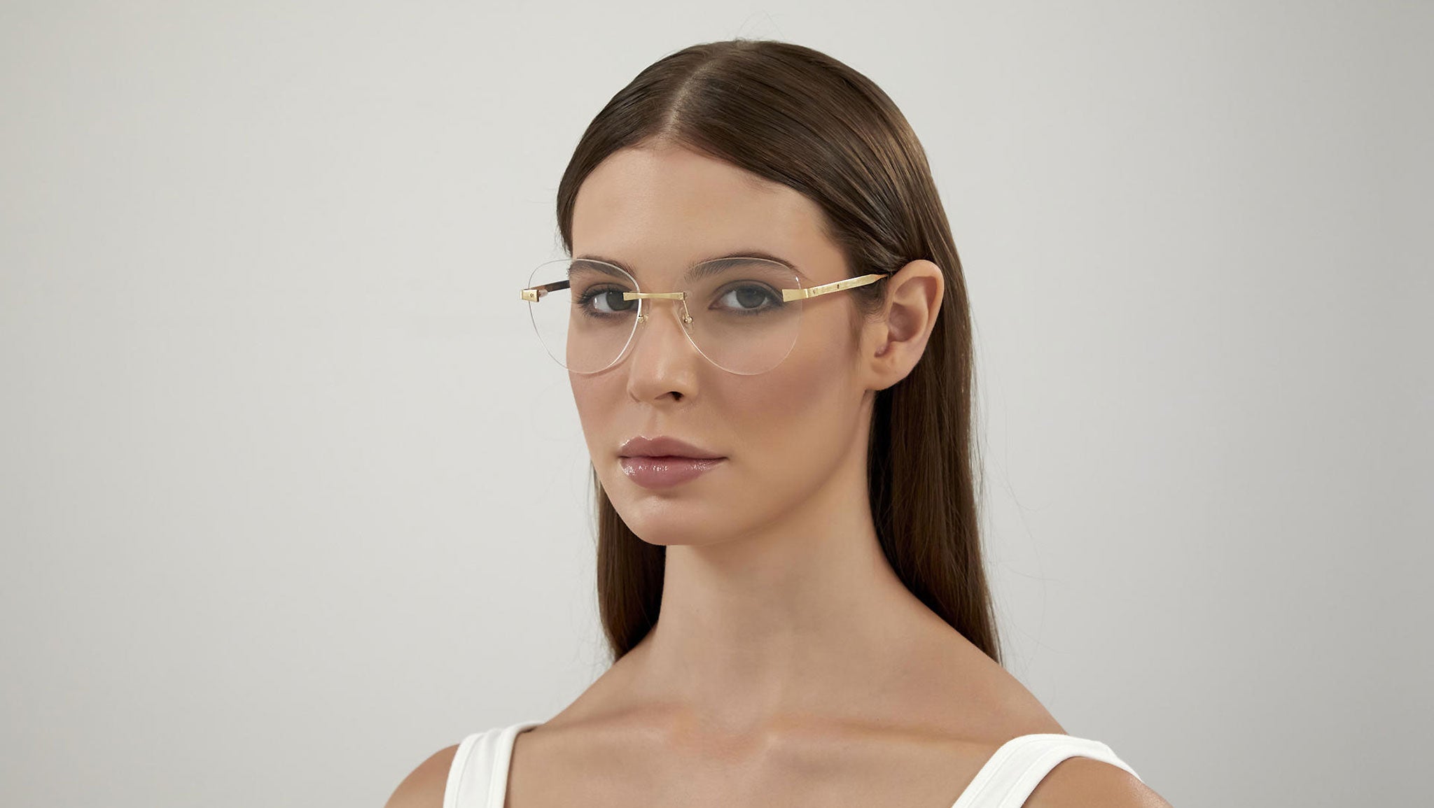 Occhiali da vista CARTIER CT0338O Brushed golden finish