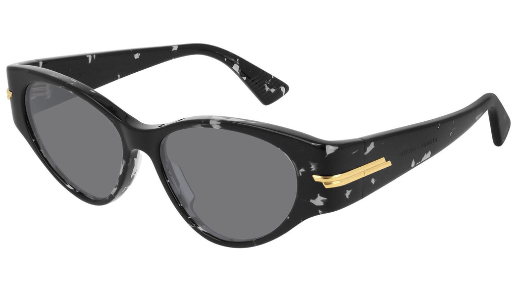 Occhiali BOTTEGA VENETA BV1002S Shiny spotted havana black crystal