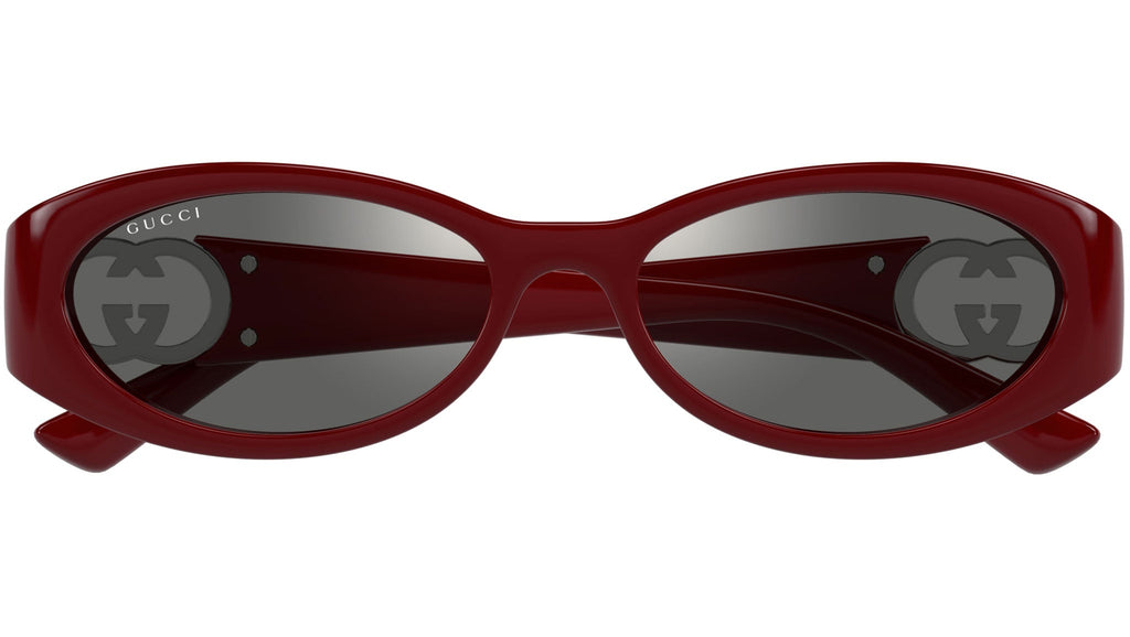 Occhiali da sole GUCCI GG1660S Shiny solid burgundy
