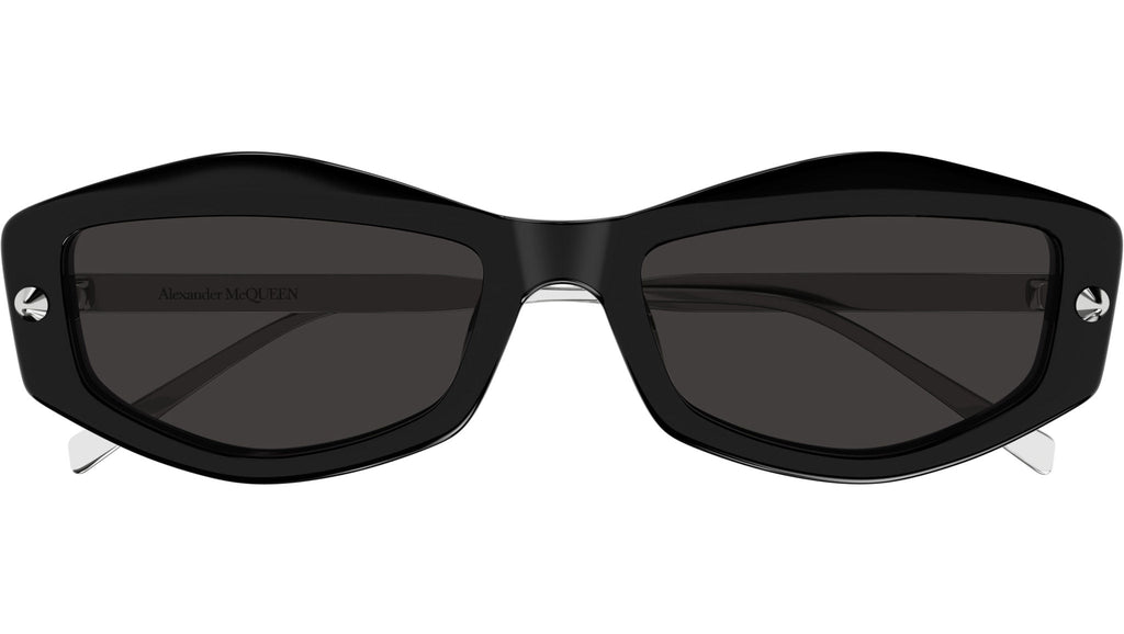 Occhiali da sole ALEXANDER MCQUEEN AM0482S Shiny solid black