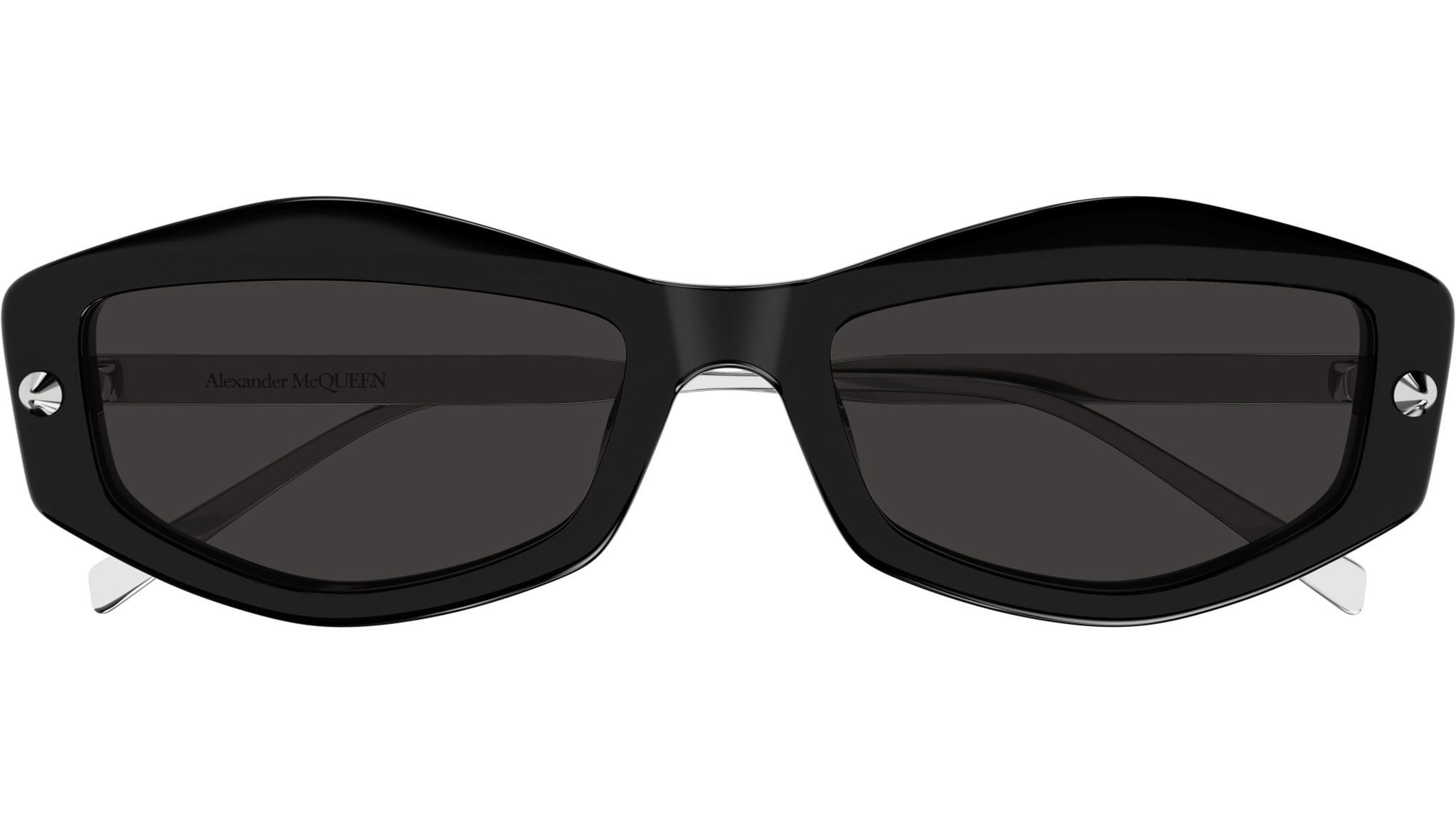 Occhiali da sole ALEXANDER MCQUEEN AM0482S Shiny solid black