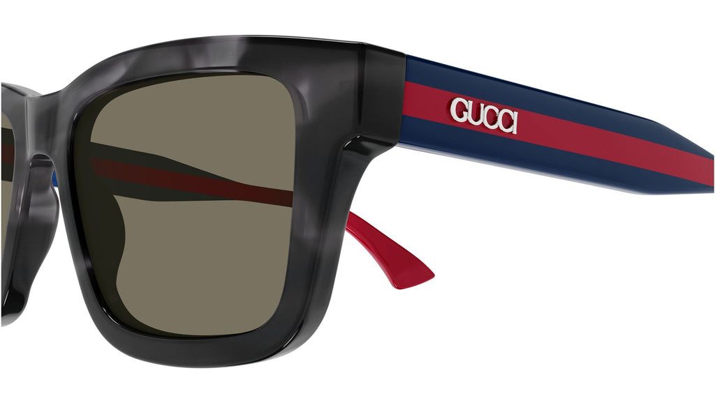 Occhiali da sole GUCCI GG1869S Shiny melange grey classic havana