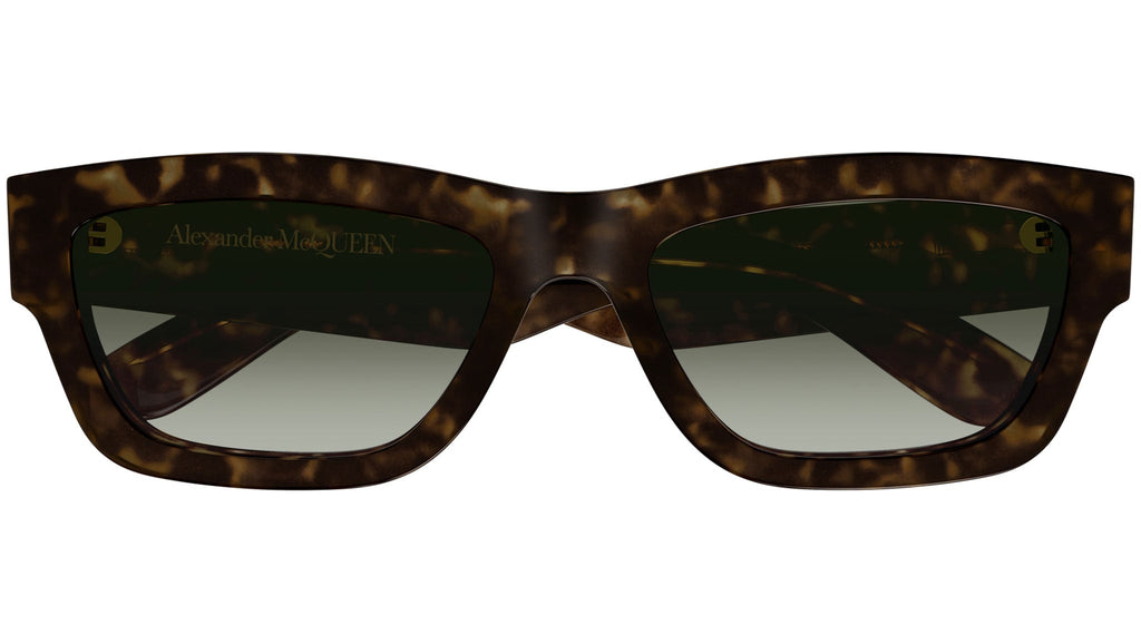 Occhiali da sole ALEXANDER MCQUEEN AM0419S Shiny dark havana