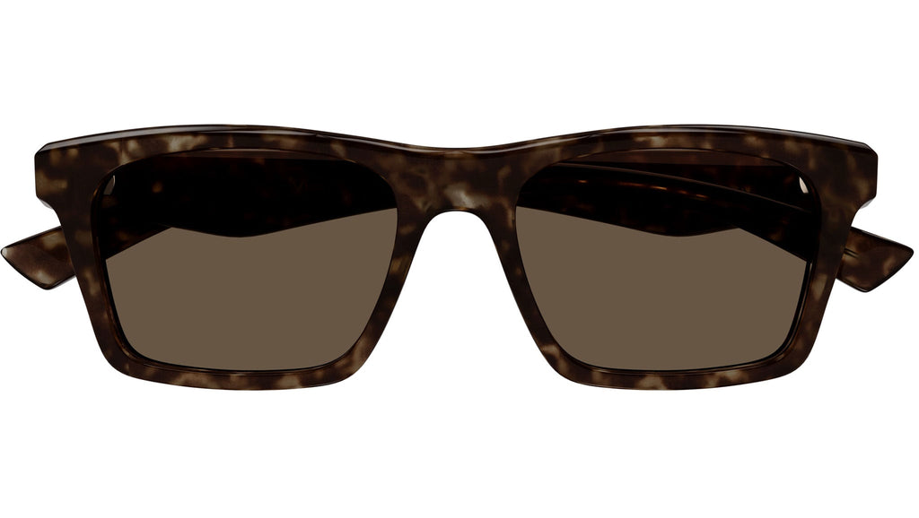 Occhiali da sole ALEXANDER MCQUEEN AM0472S Shiny dark havana