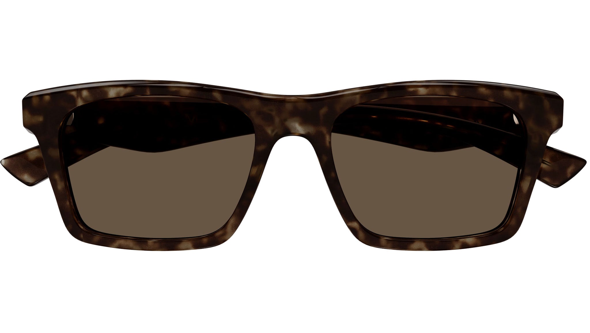 Occhiali da sole ALEXANDER MCQUEEN AM0472S Shiny dark havana