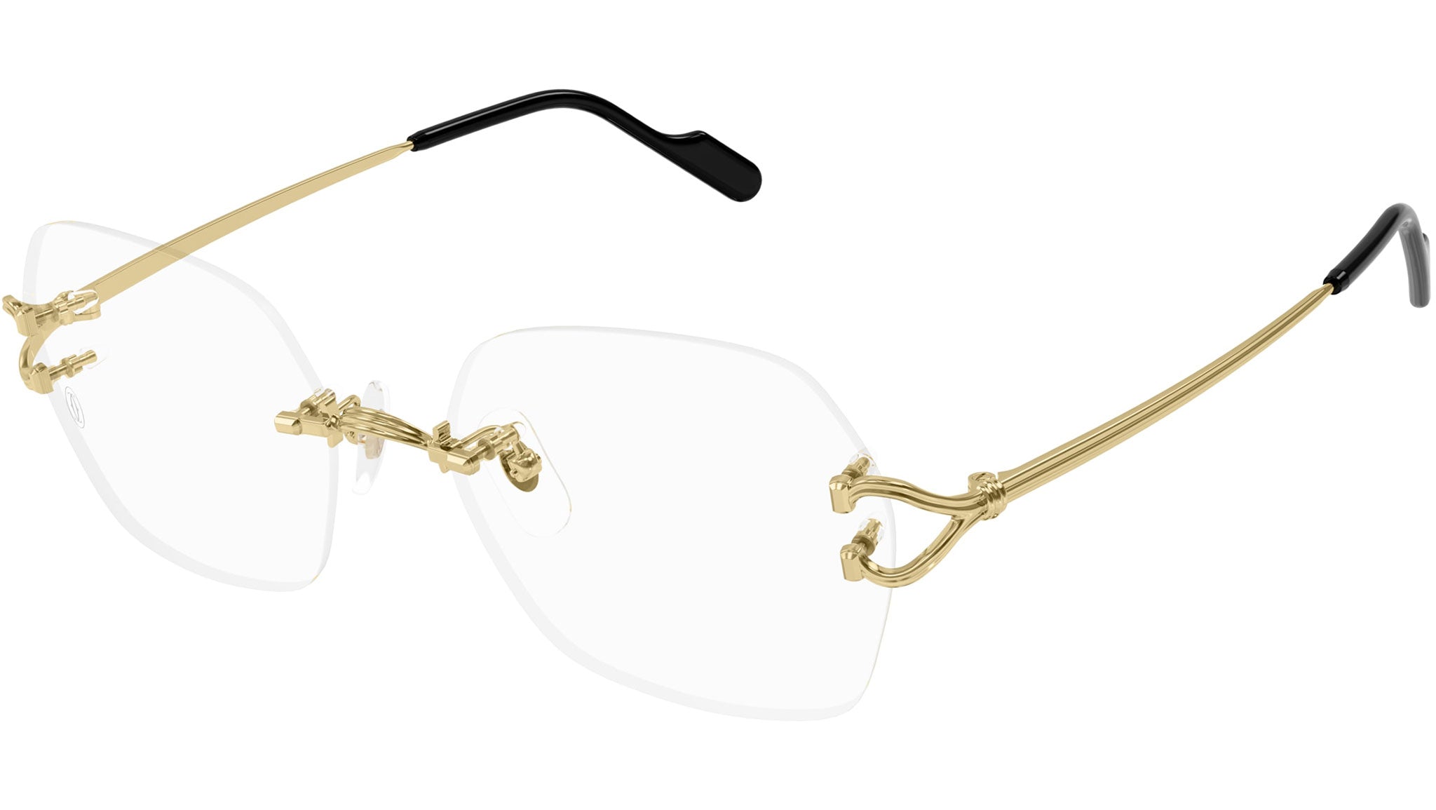 Occhiali da vista CARTIER CT0564O Smooth golden finish