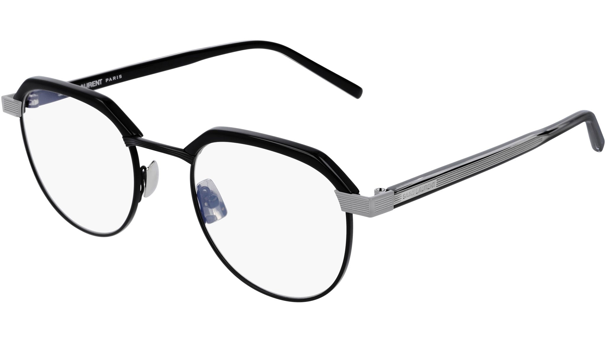 Occhiali da vista SAINT LAURENT SL124 Shiny black semimatte black