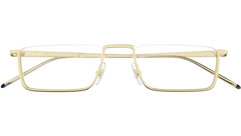 Occhiali da vista MONTBLANC MB0370O Shiny light gold