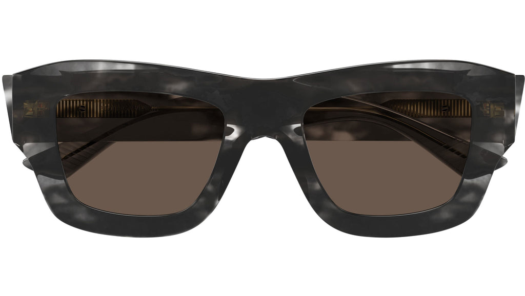 Occhiali da sole BOTTEGA VENETA BV1357S Shiny flamed black havana