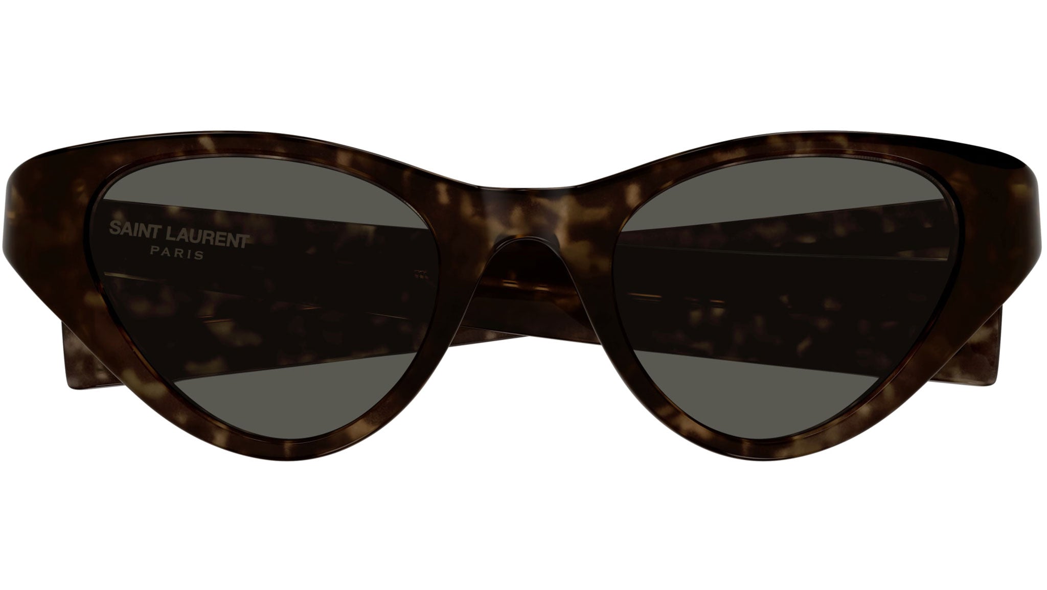 Occhiali da sole SAINT LAURENT SLM144 Shiny dark havana