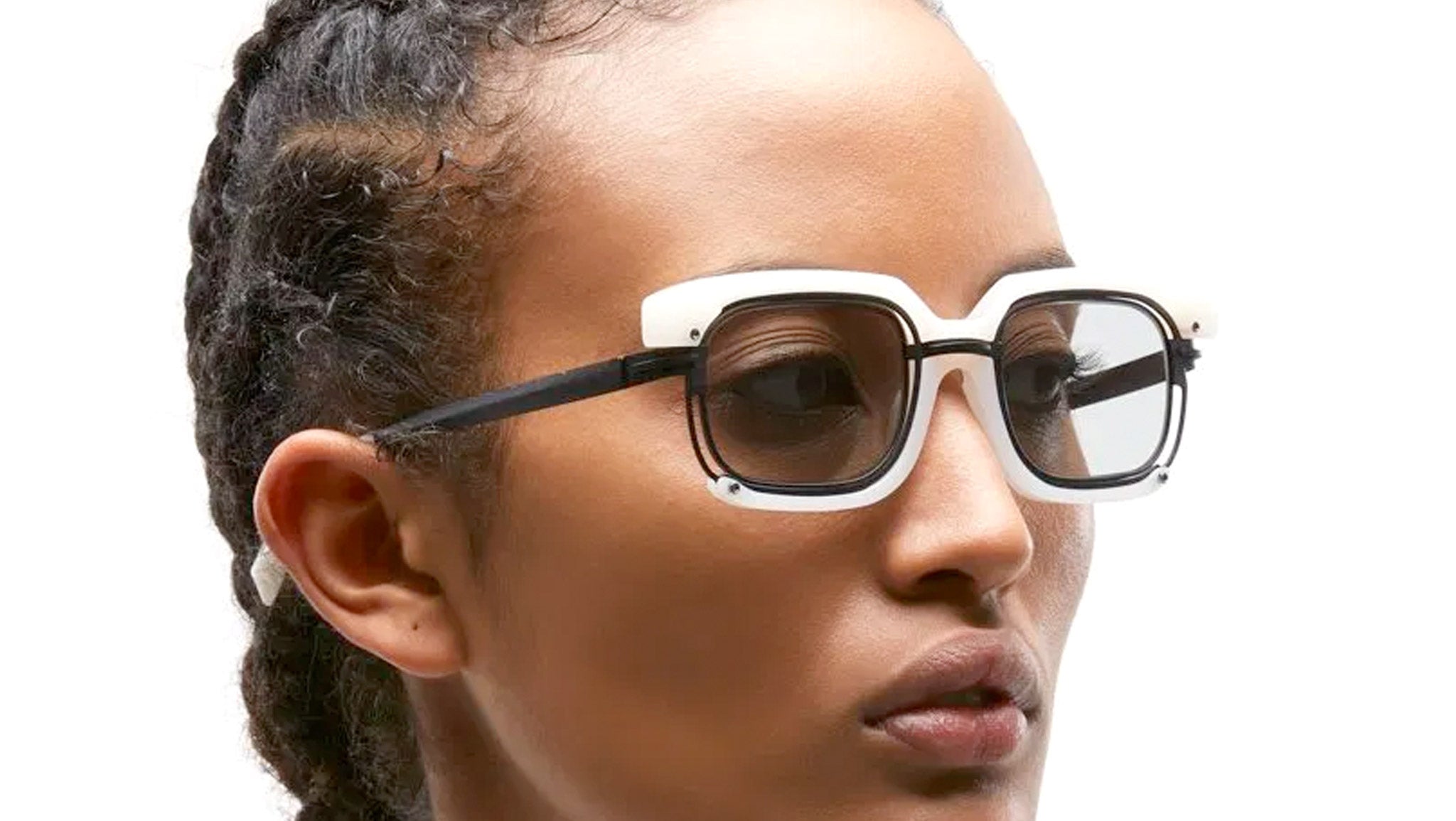 Occhiali da vista KUBORAUM H91 White and black
