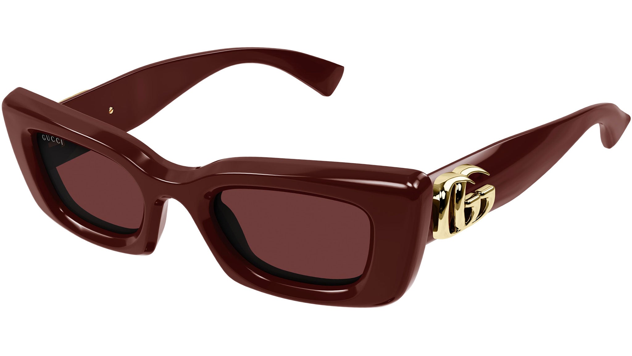 Occhiali da sole GUCCI GG1827S Shiny solid burgundy
