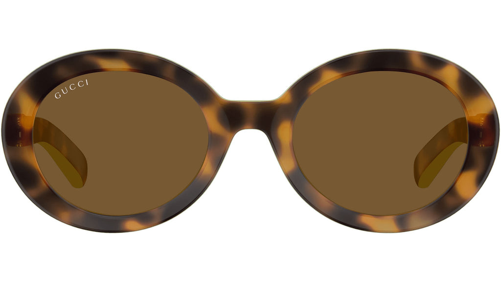 Occhiali da sole GUCCI GG1722SA Shiny spotted havana + yellow