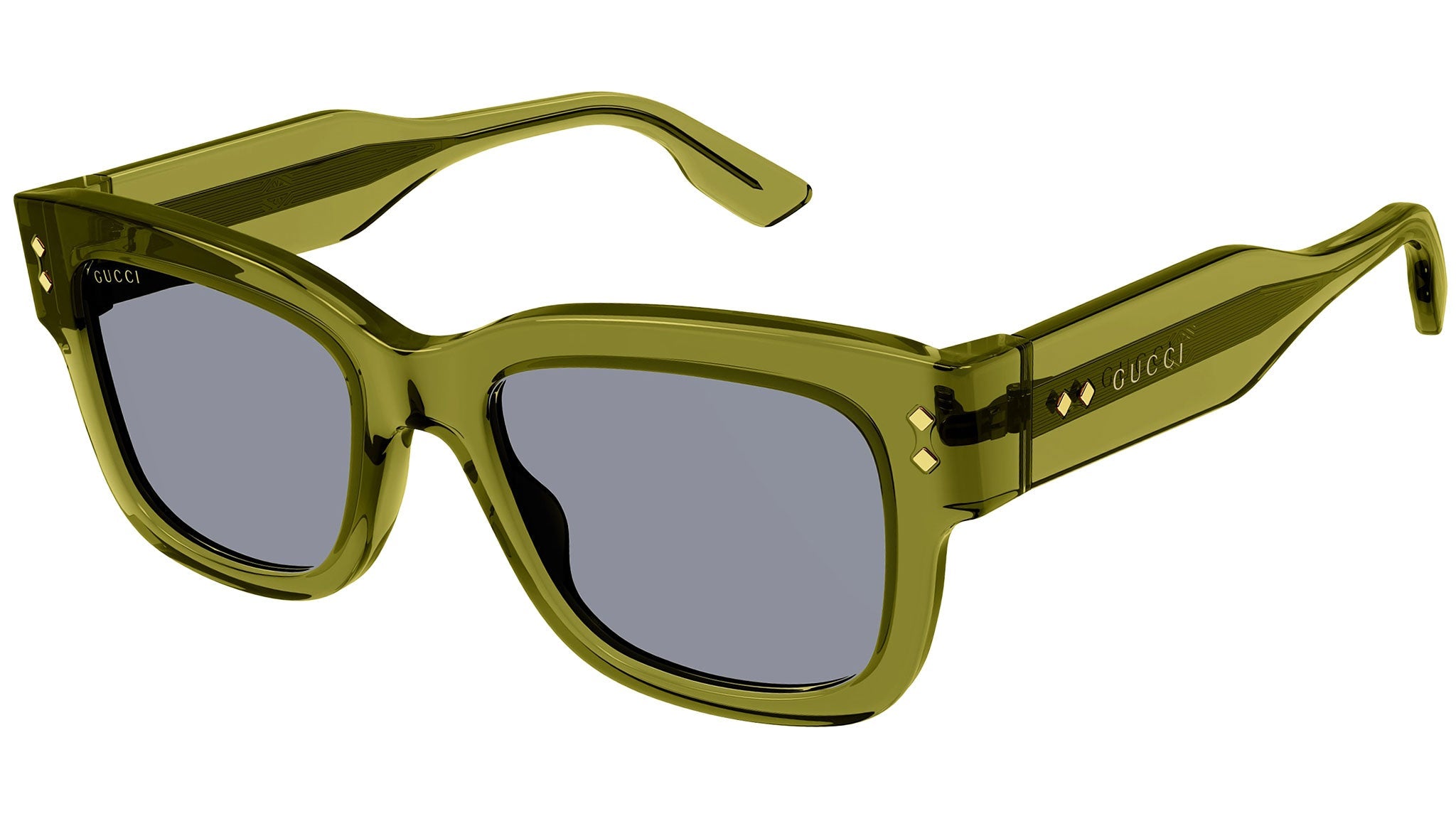 Occhiali da sole GUCCI GG1217S Shiny transparent khaki