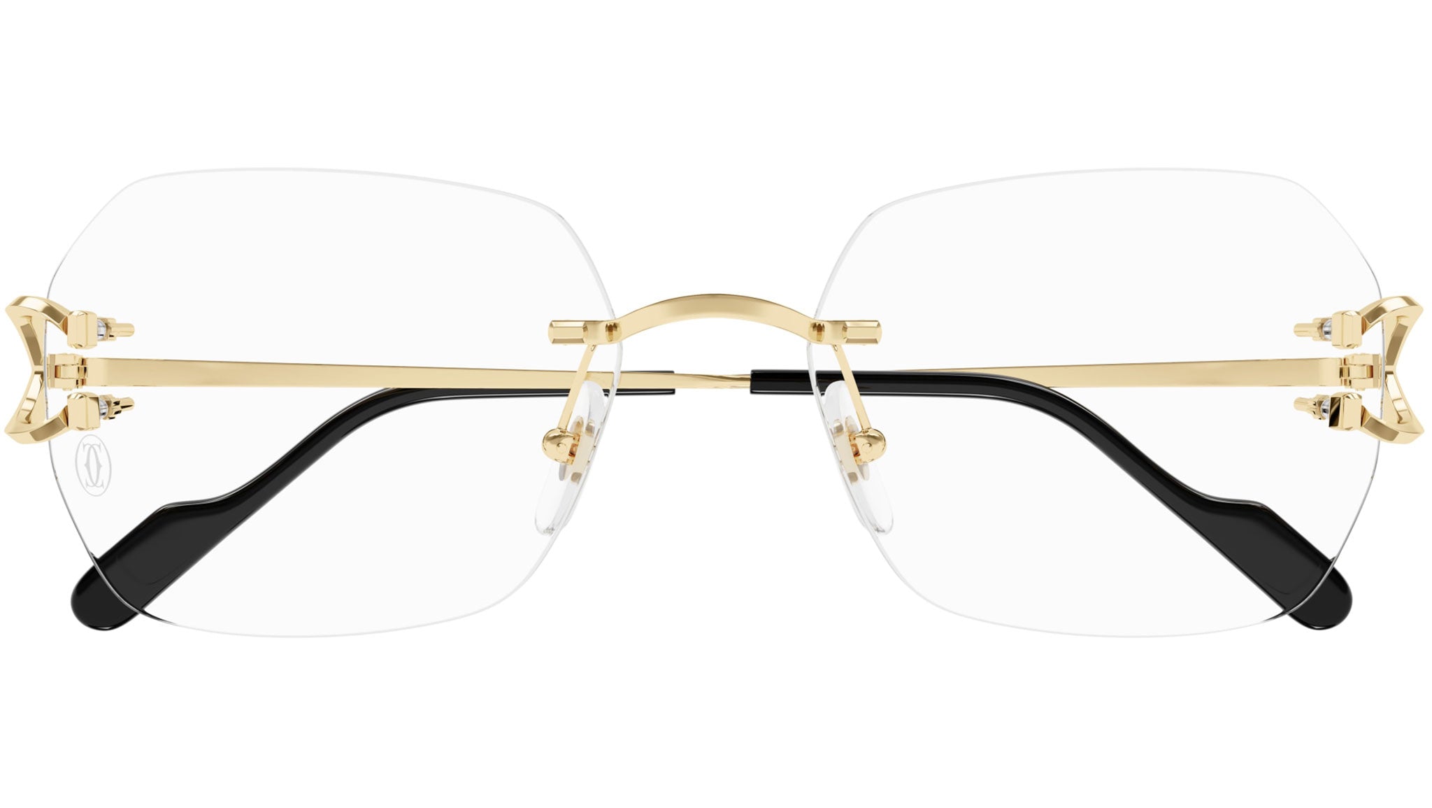 Occhiali da vista CARTIER CT0416O Smooth golden finish