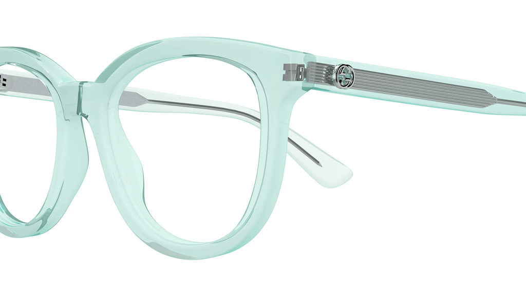 Occhiali da vista GUCCI GG1687O Shiny transparent mint green