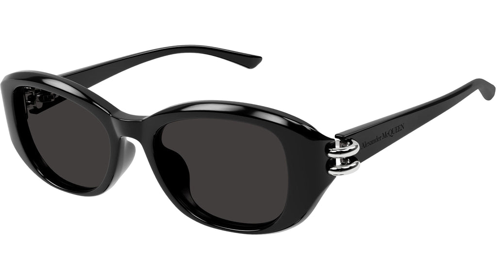 Occhiali da sole ALEXANDER MCQUEEN AM0470SA Shiny solid black