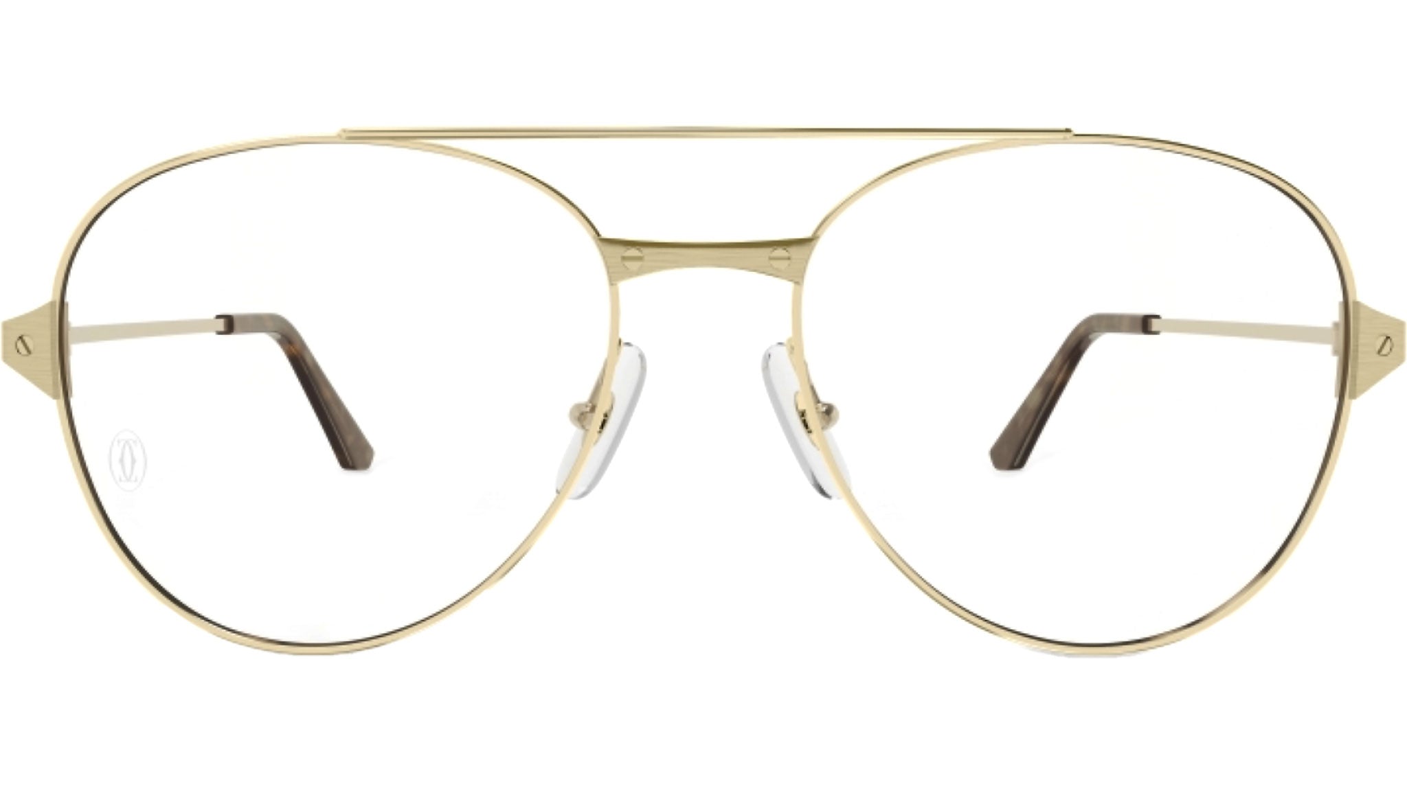 Occhiali da vista CARTIER CT0307O Smooth and brushed golden finish