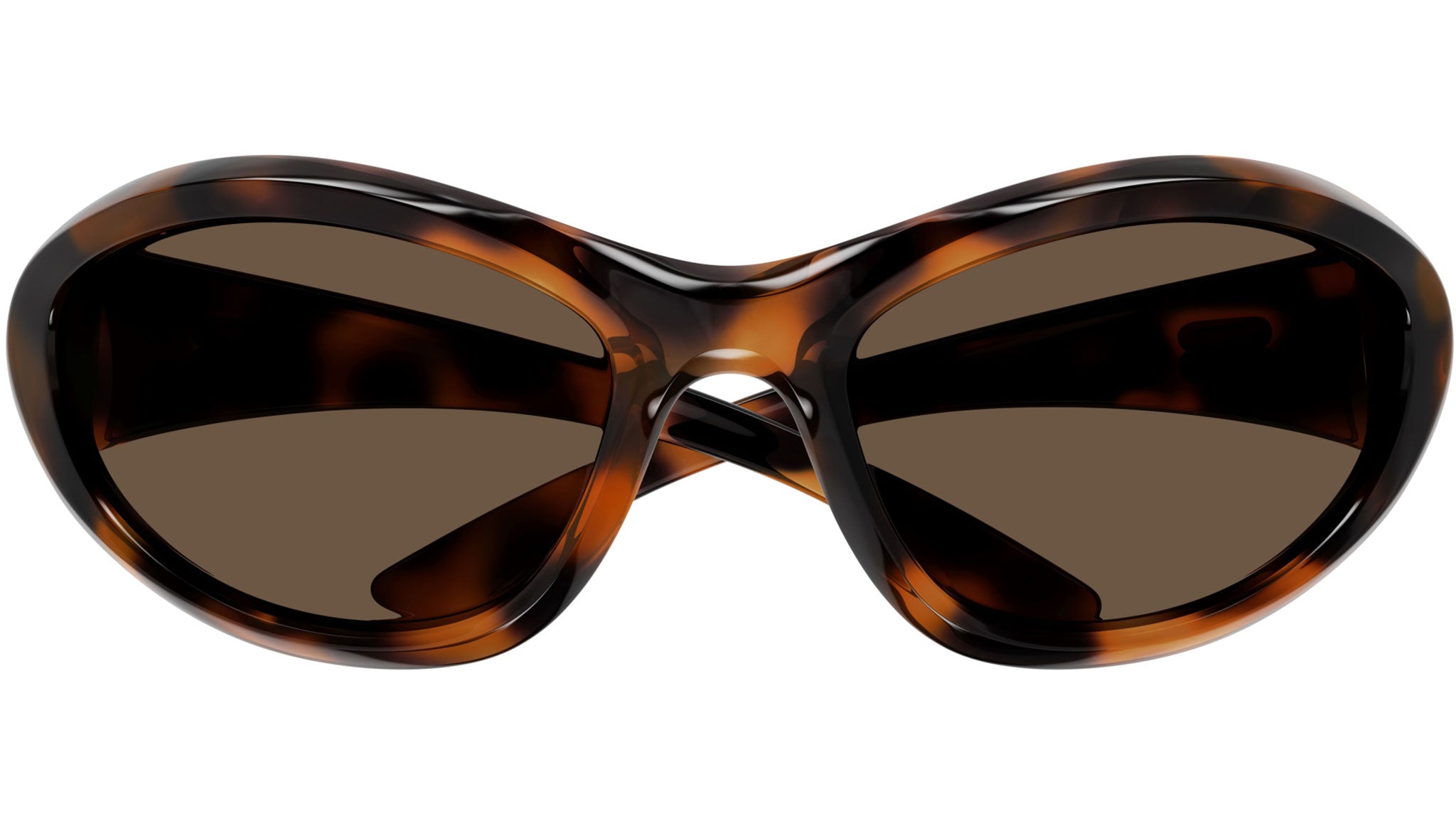 Occhiali da sole BALENCIAGA BB0384S Shiny sprayed spotted havana