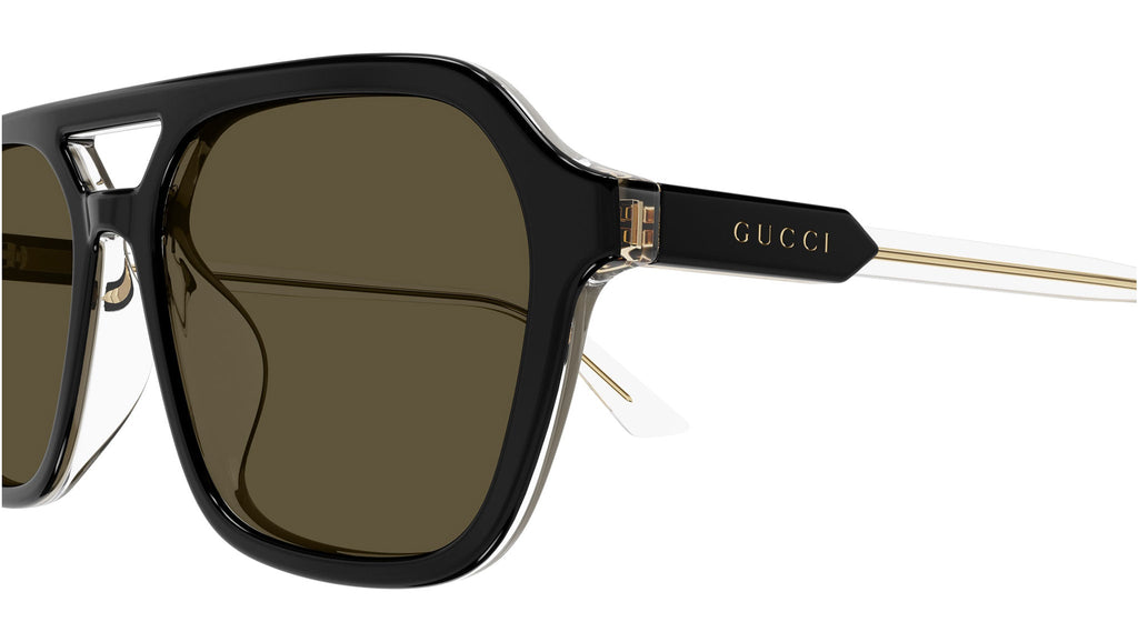 Occhiali da sole GUCCI GG1823SA Shiny solid black crystal