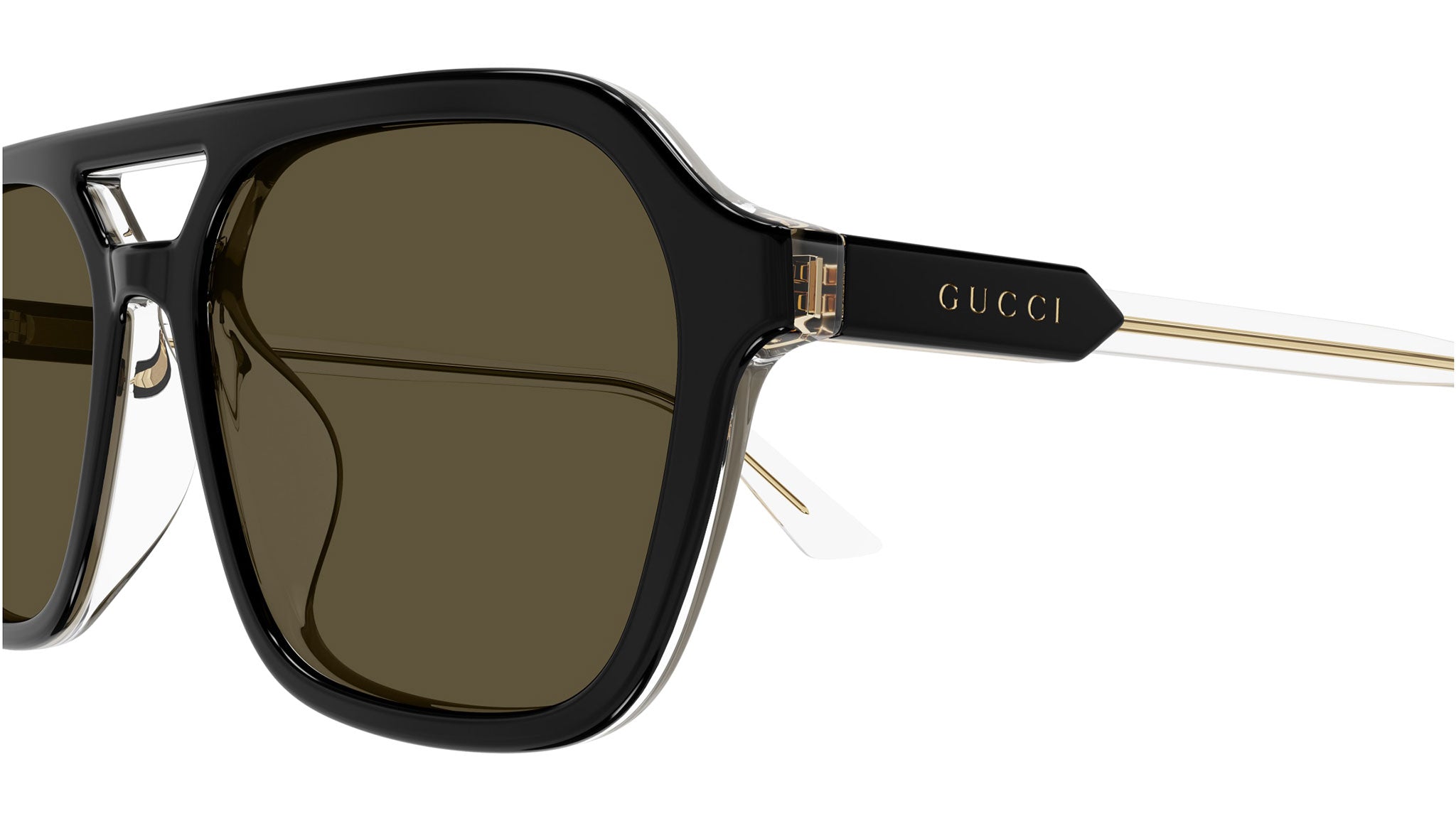 Occhiali da sole GUCCI GG1823SA Shiny solid black crystal