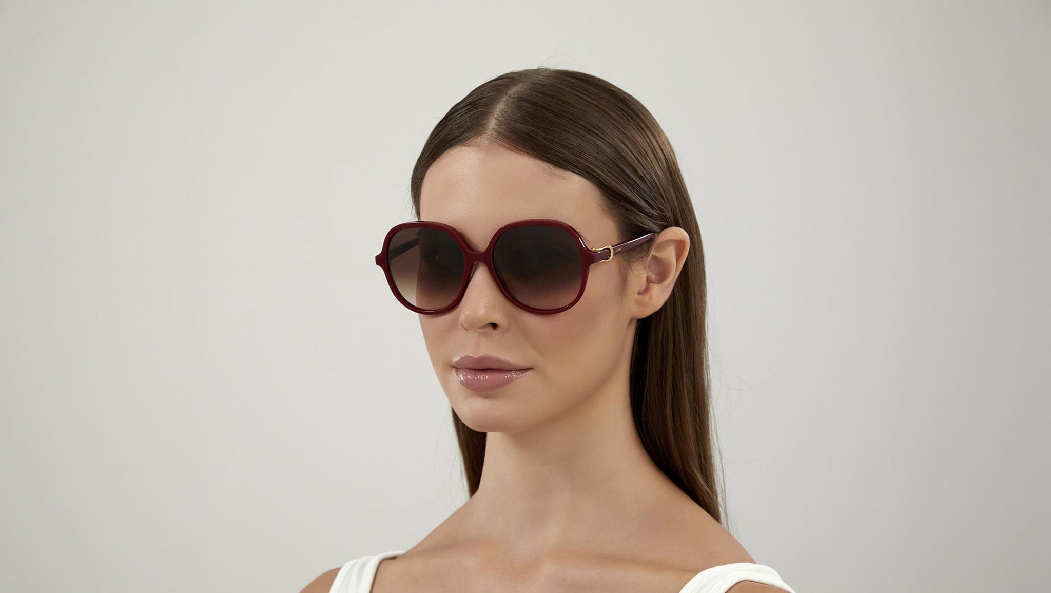 Occhiali da sole CARTIER CT0350S Bordeaux