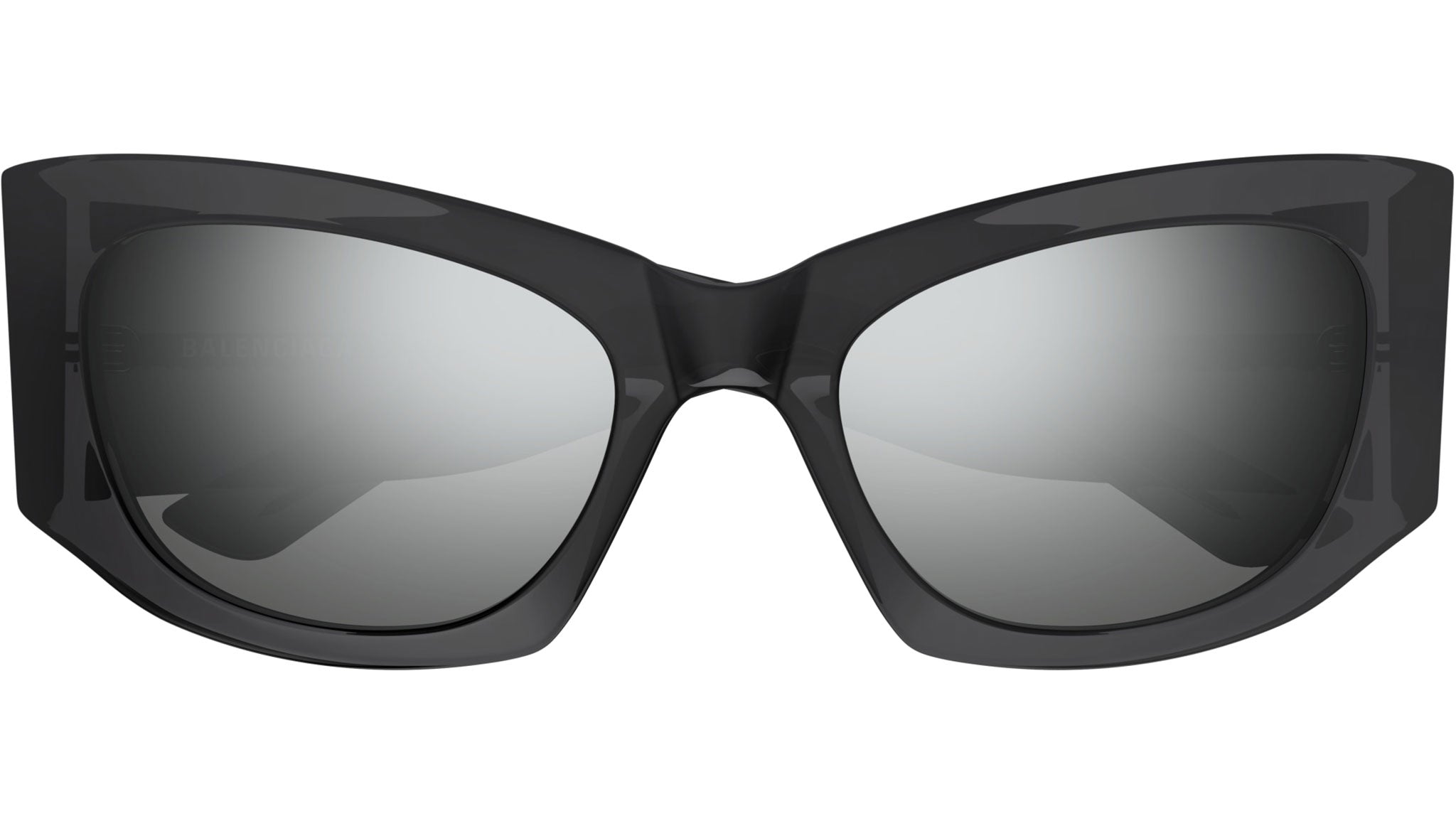 Occhiali da sole BALENCIAGA BB0327S Shiny transparent dark grey