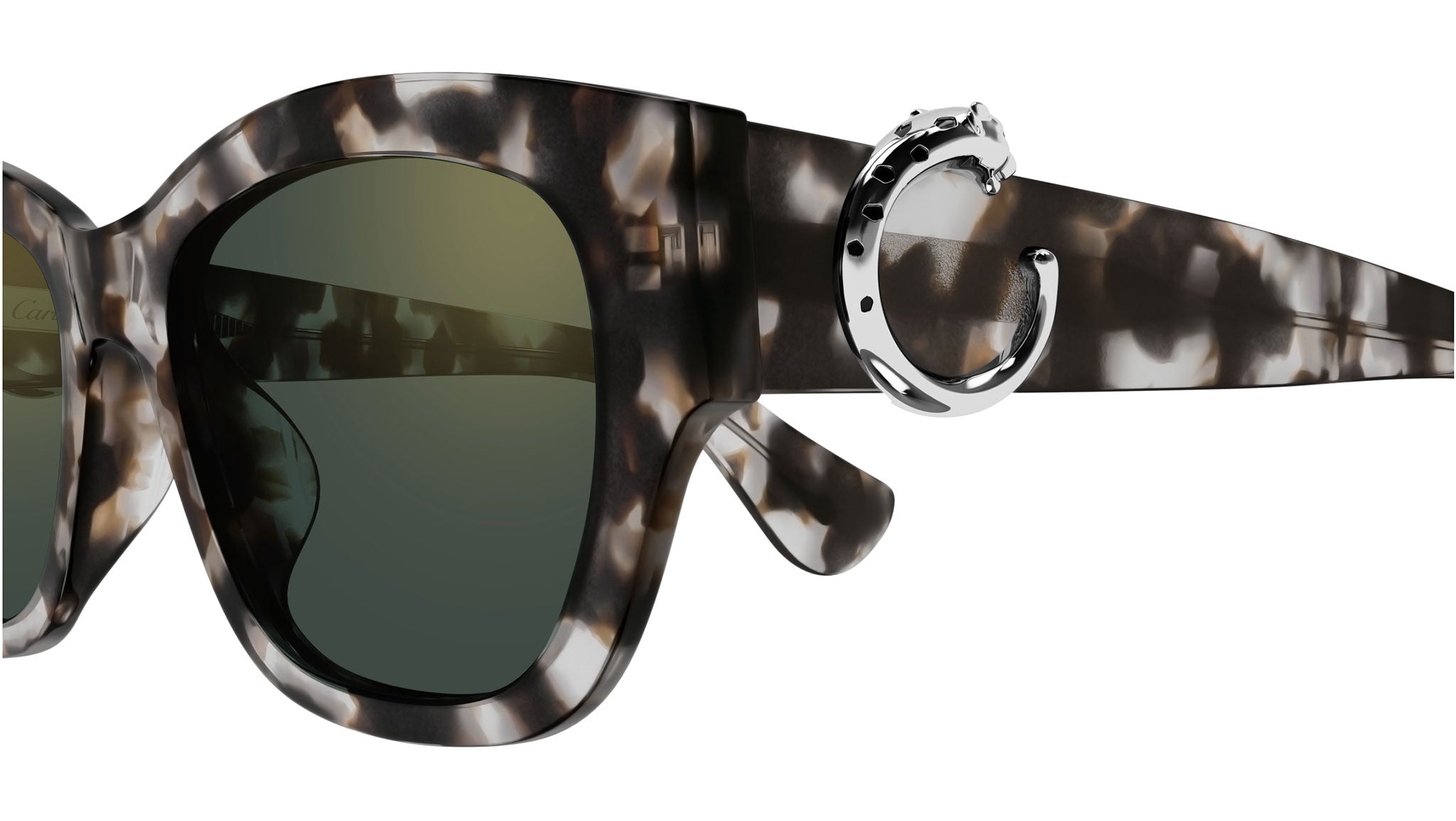 Occhiali da sole CARTIER CT0548SA Spotted grey tortoiseshell effect