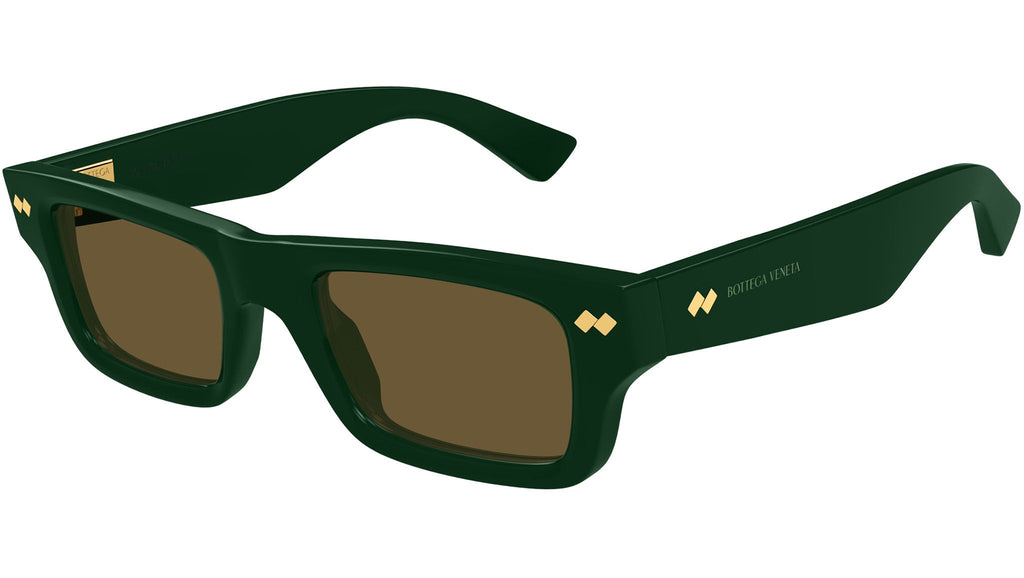 Occhiali da sole BOTTEGA VENETA BV1351S Shiny solid dark green