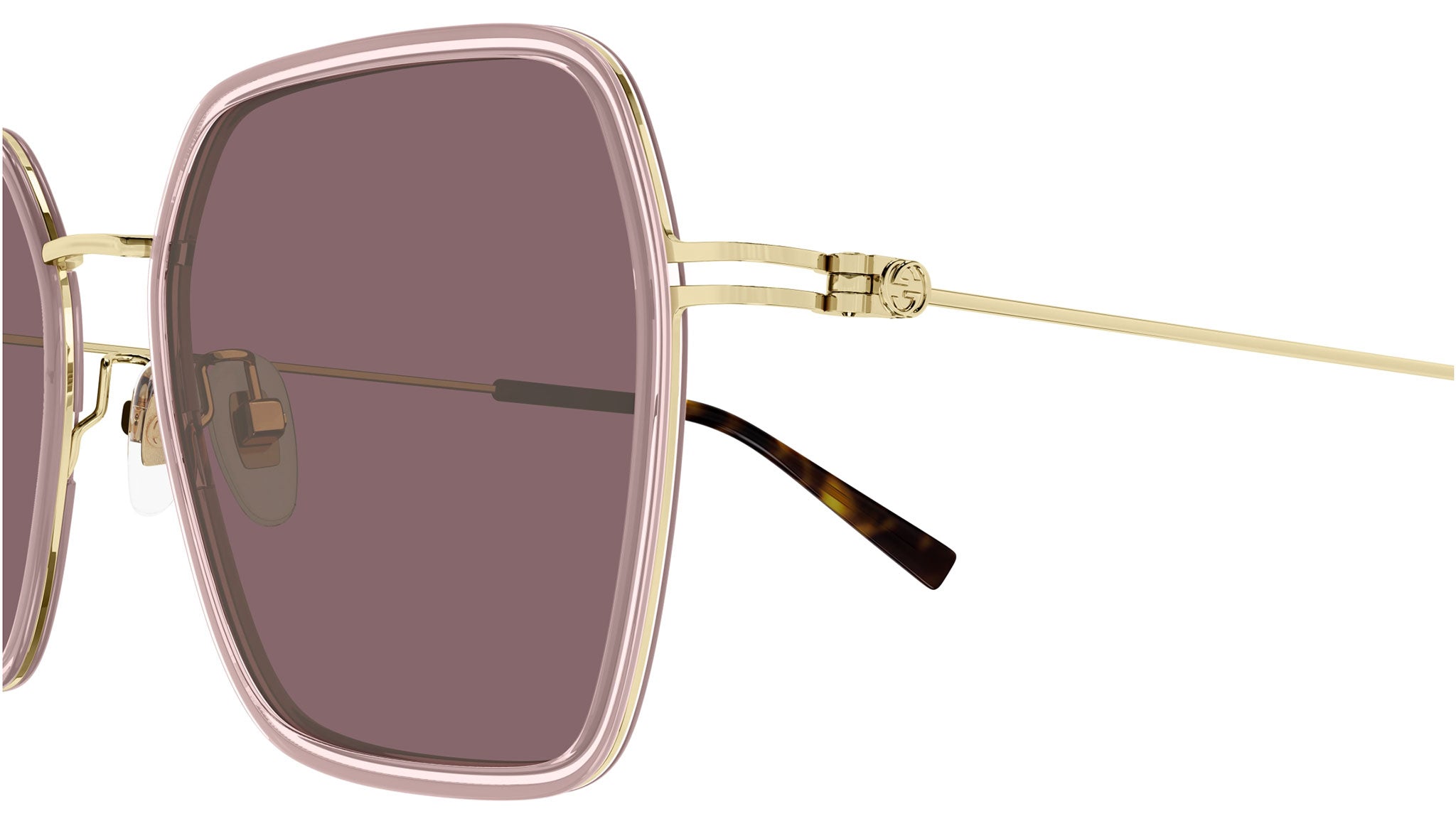 Occhiali da sole GUCCI GG1850SA Shiny transparent antique pink