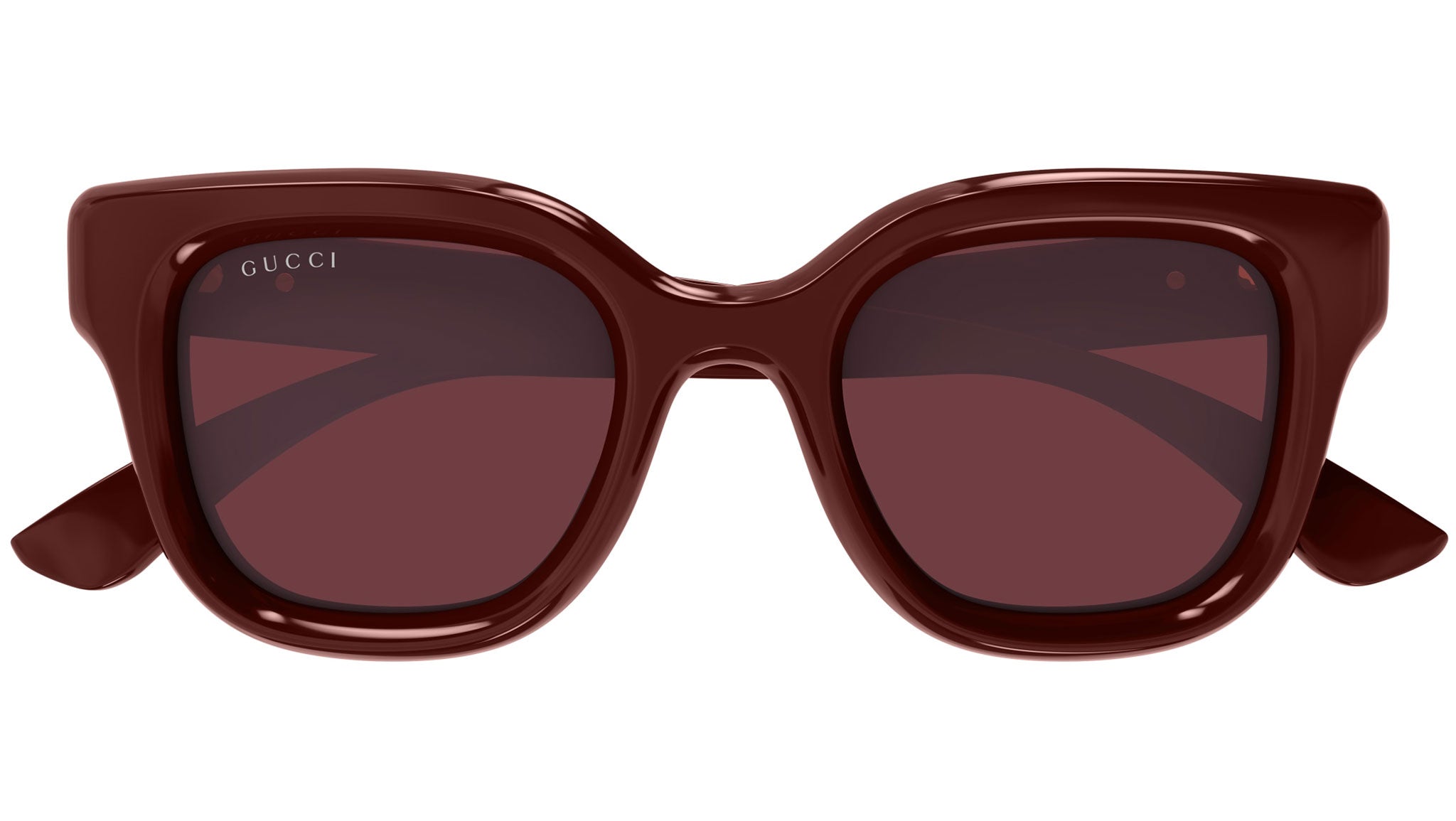 Occhiali da sole GUCCI GG1828S Shiny solid burgundy