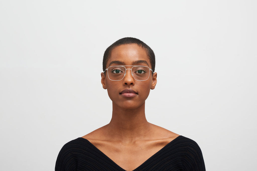 Occhiali da vista MYKITA TOBI Shiny Silver