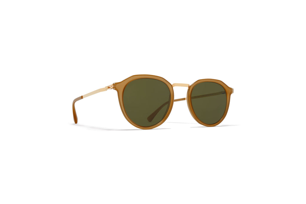 Occhiali da sole MYKITA PAULSON Glossy Gold Brown Dark Bro