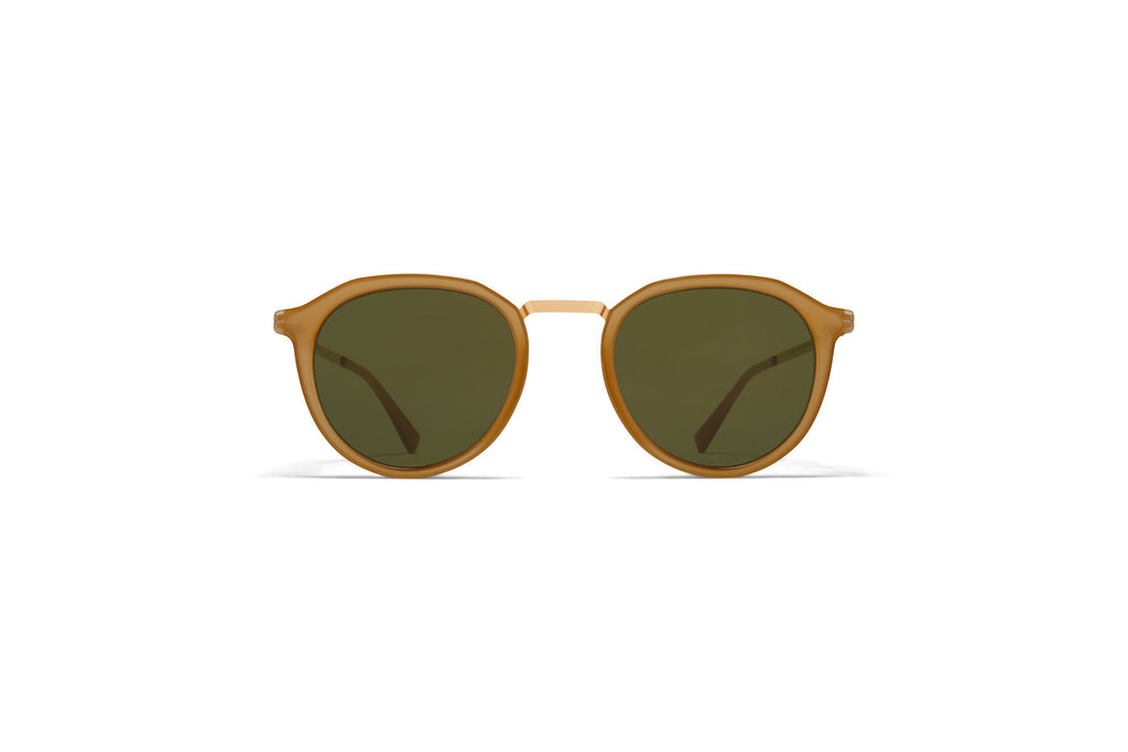 Occhiali da sole MYKITA PAULSON Glossy Gold Brown Dark Bro