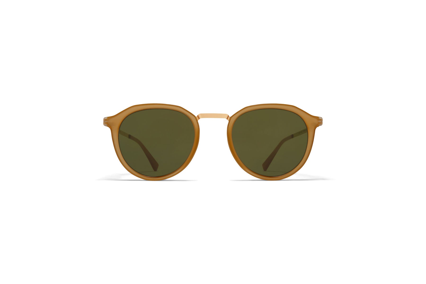 Occhiali da sole MYKITA PAULSON Glossy Gold Brown Dark Bro