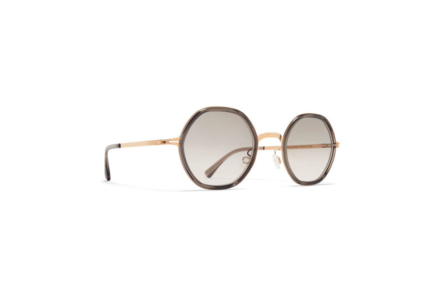 Occhiali da sole MYKITA ALYA Champagne Gold Clear Ash