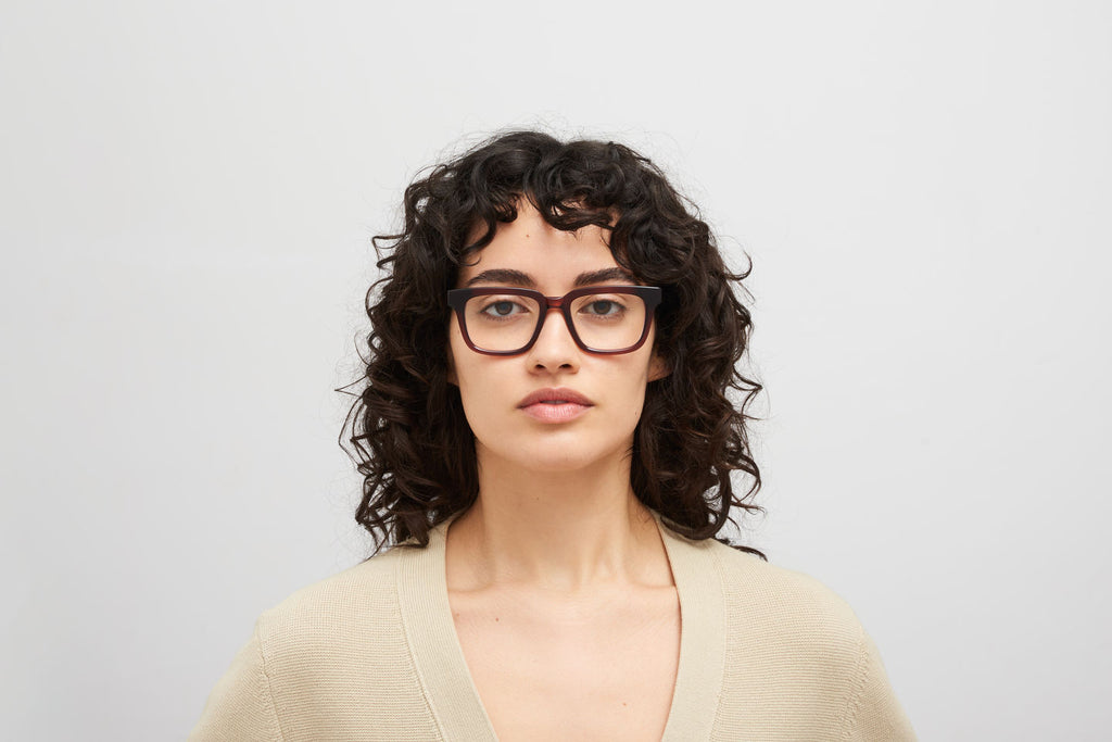 Occhiali da vista MYKITA LAMIN Pine Honey Shiny Silver