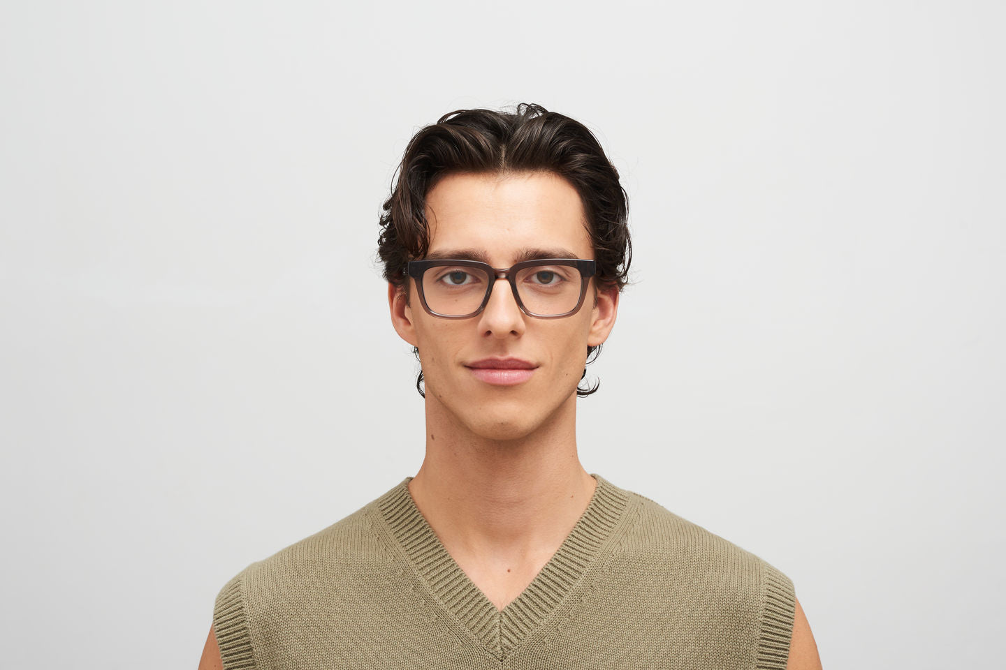 Occhiali da vista MYKITA LAMIN Clear Ash Shiny Silver