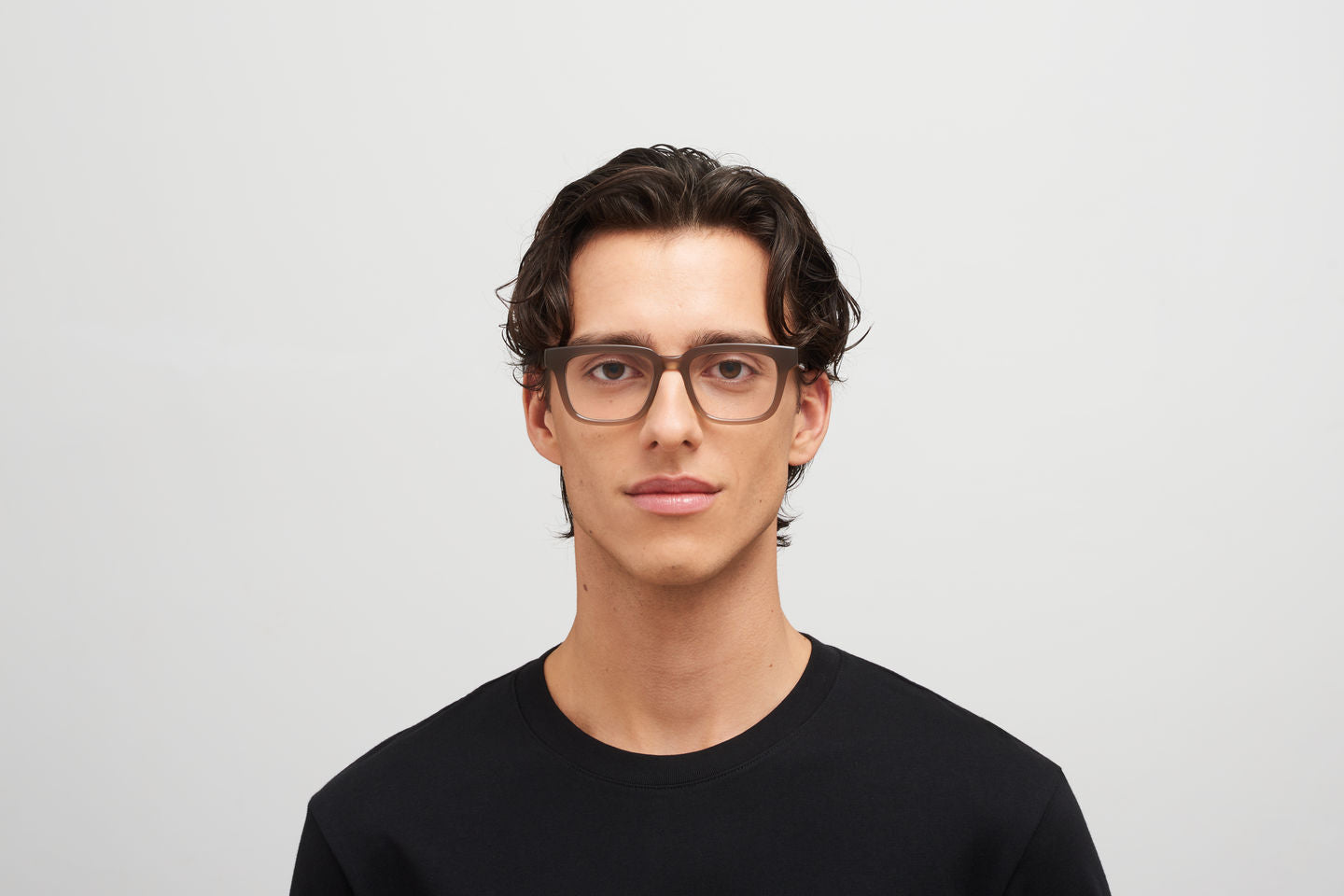 Occhiali da vista MYKITA LAMIN Taupe Shiny Silver
