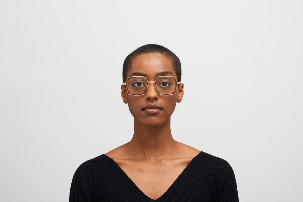 Occhiali da vista MYKITA DELFINA Champagne Gold Galapagos