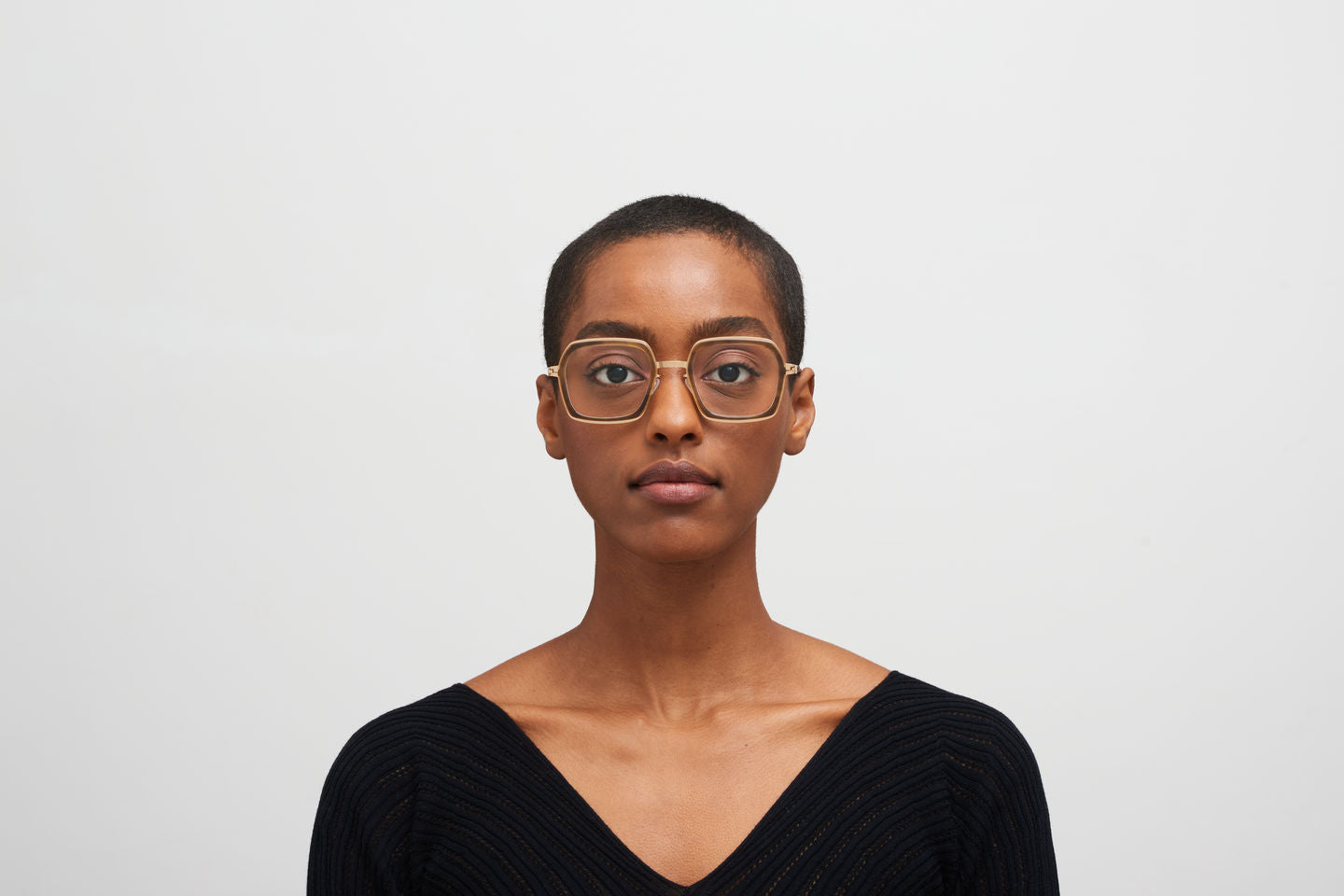 Occhiali da vista MYKITA DELFINA Champagne Gold Galapagos