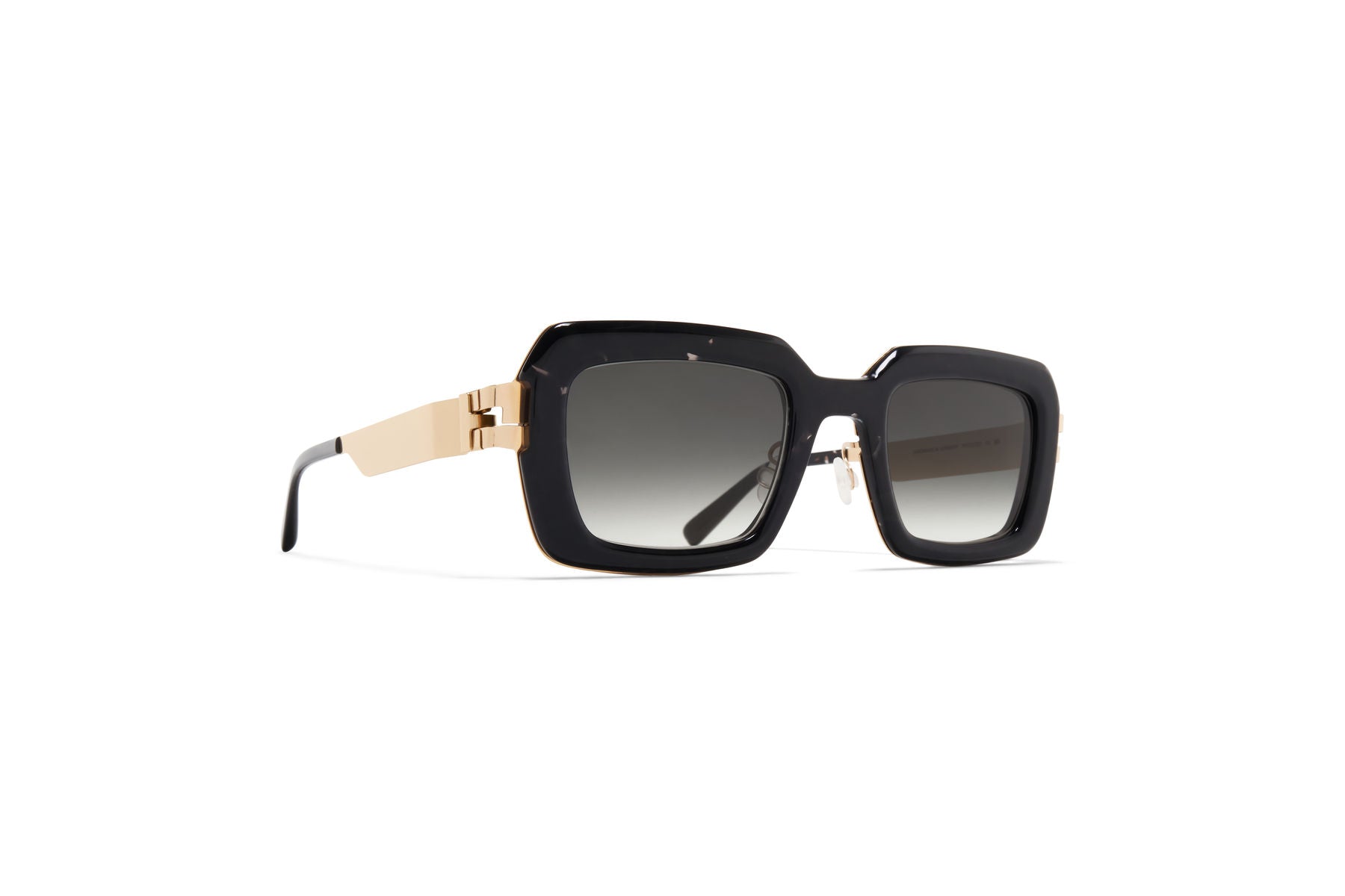 Occhiali da sole MYKITA UNA Champagne Gold Black Havan