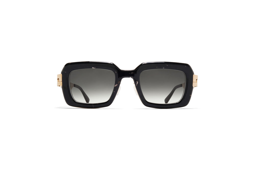 Occhiali da sole MYKITA UNA Champagne Gold Black Havan