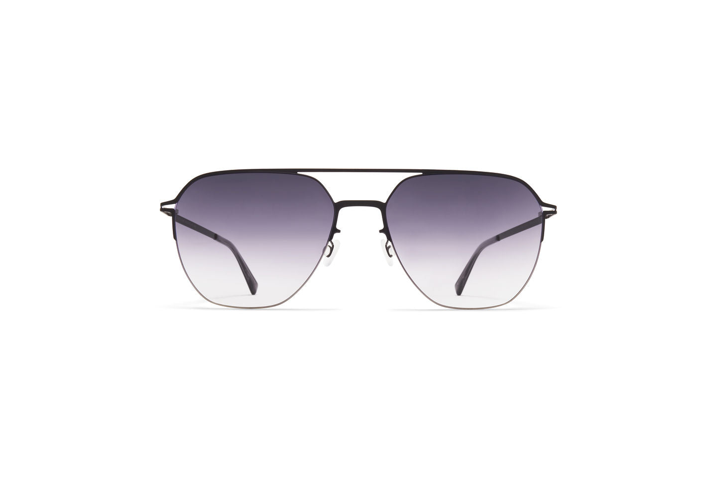 Occhiali da sole MYKITA AMOS Shiny Silver Jet Black
