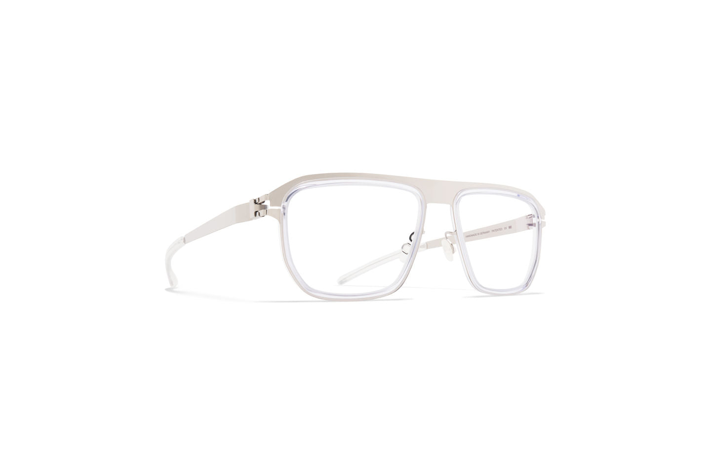 Occhiali da vista MYKITA WALKER Shiny Silver Limpid