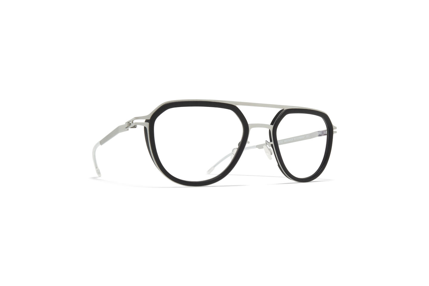 Occhiali da vista Mykita CO ML17 Leica Silver Pitch Black