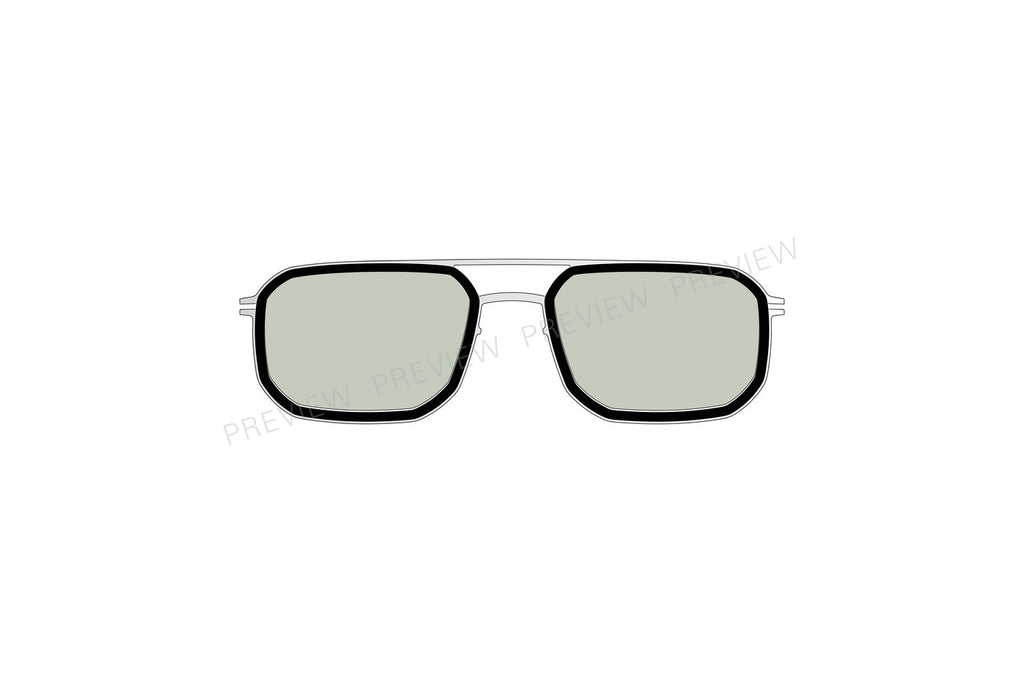 Occhiali da sole MYKITA CO ML16 SUN Leica Silver Pitch Black