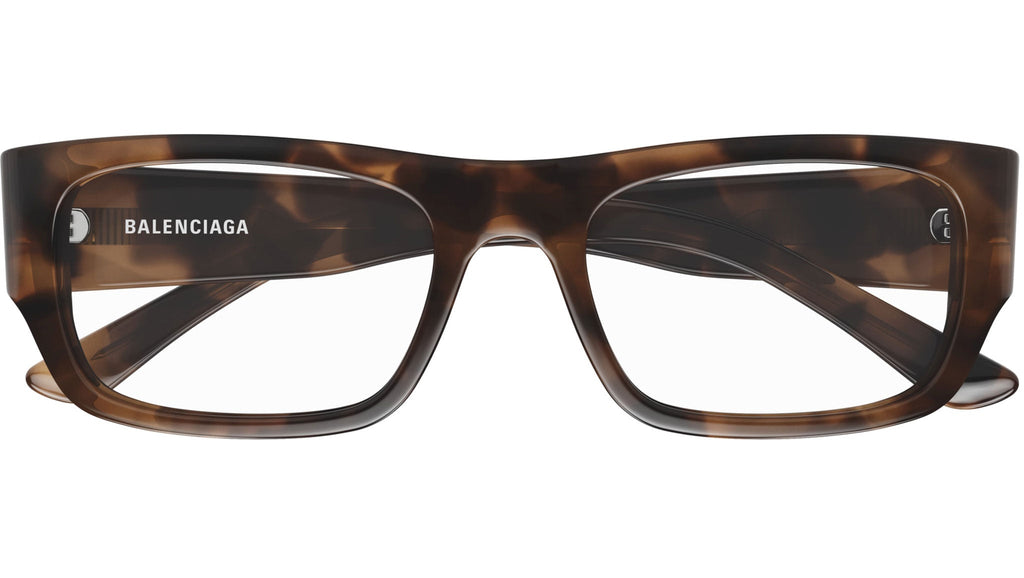 Occhiali da vista BALENCIAGA BB0370O Shiny brown havana