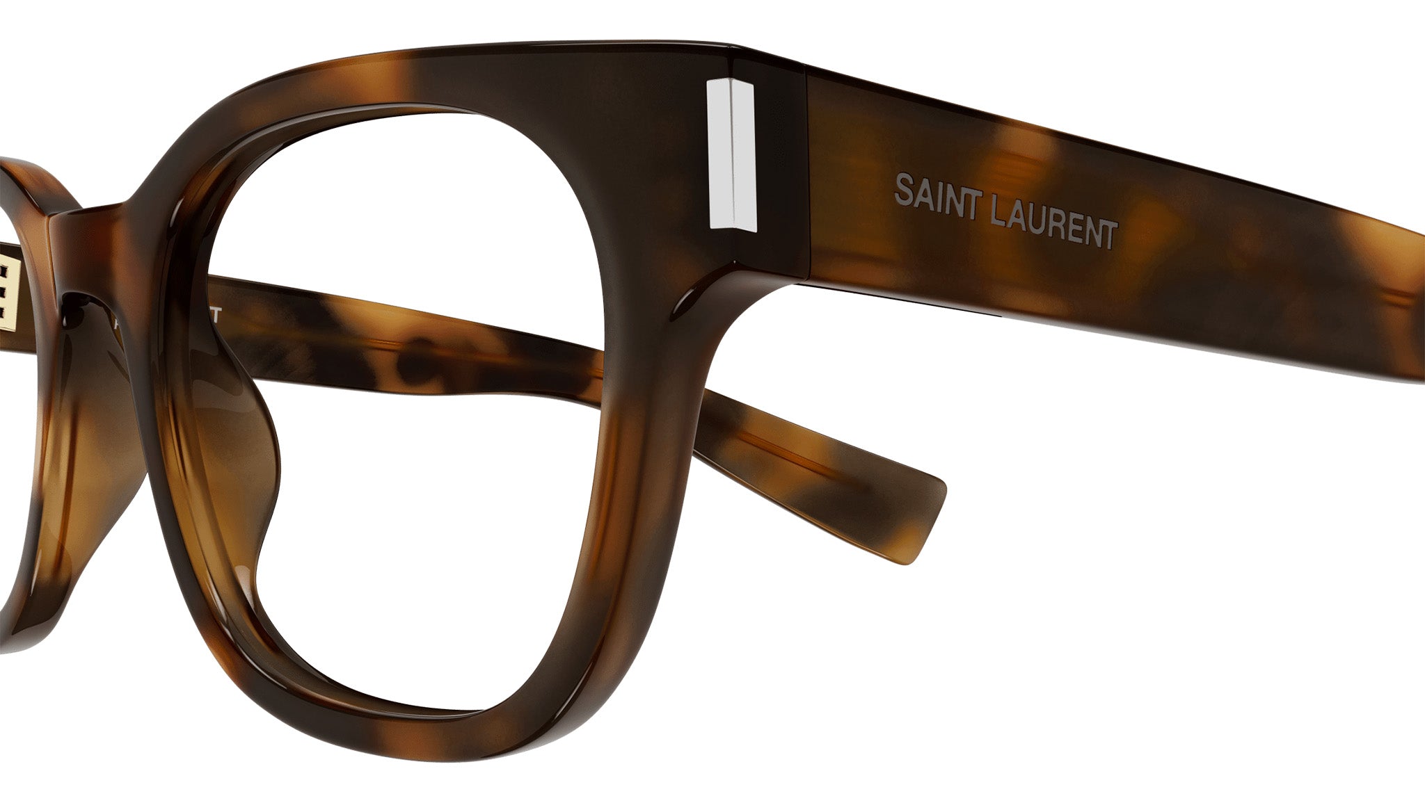 Occhiali da vista SAINT LAURENT SL722 Shiny medium havana